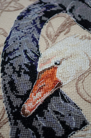 Cross Stitch Kit Cross-stitch kits Swans of love