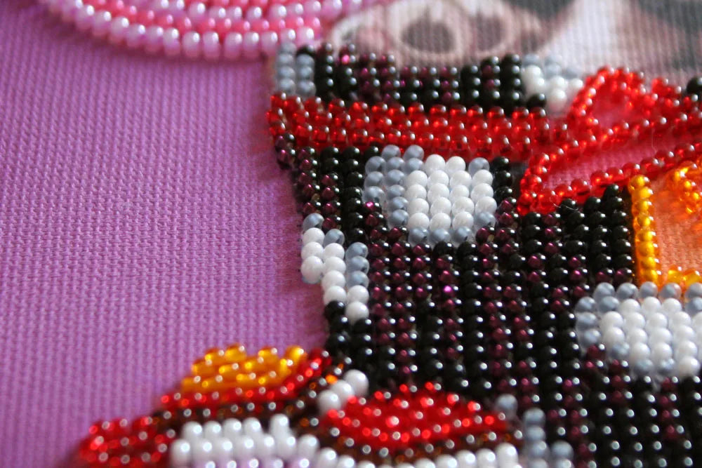 Bead Embroidery Kit Mini Bead embroidery kit Cute baby