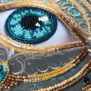 Bead Embroidery Kit Mini Bead embroidery kit Gaze Alchemy