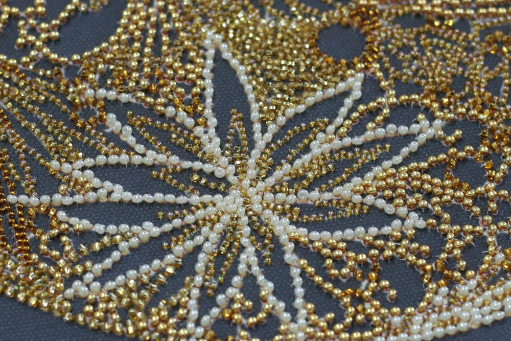 Bead Embroidery Kit Main Bead Embroidery Kit Moon filigree