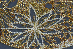 Bead Embroidery Kit Main Bead Embroidery Kit Moon filigree