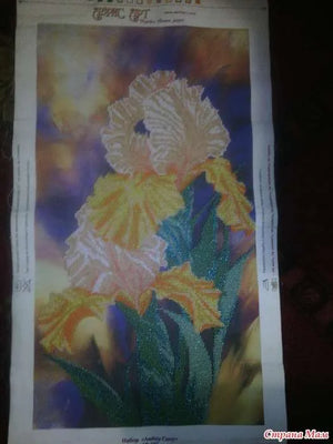 Bead Embroidery Kit Main Bead Embroidery Kit Amber Snow