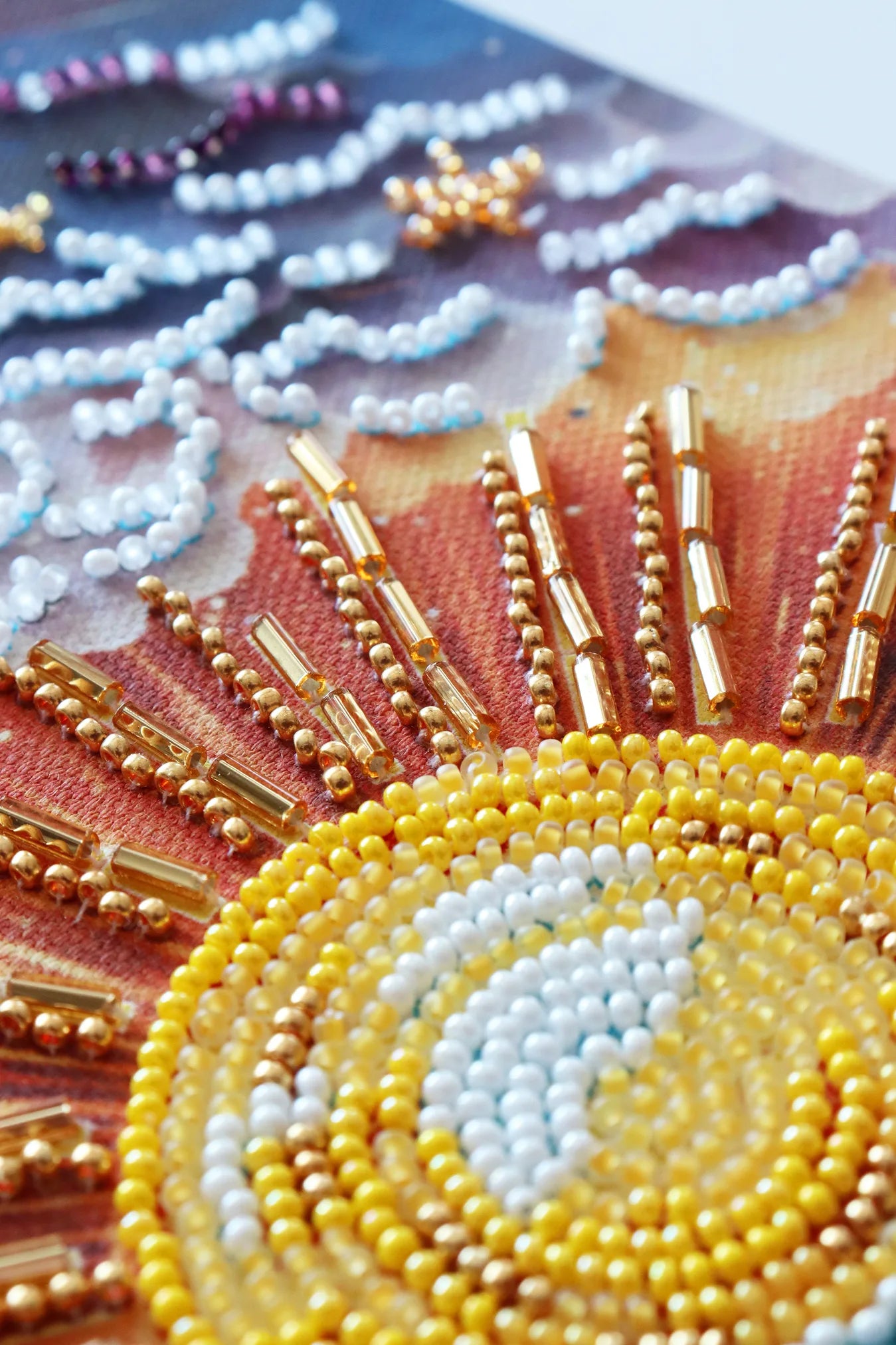 Bead Embroidery Kit Main Bead Embroidery Kit Between day and night