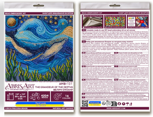 Bead Embroidery Kit Mid-sized bead embroidery kit The grandeur of the depths