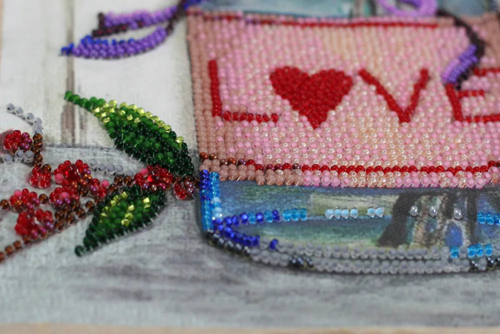 Bead Embroidery Kit Main Bead Embroidery Kit About love