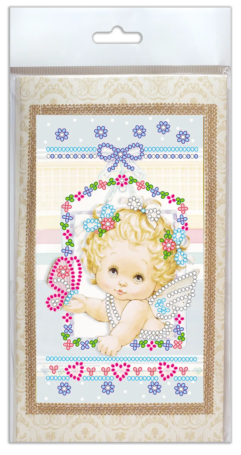 Postcards Bead Embroidery Kit Angel
