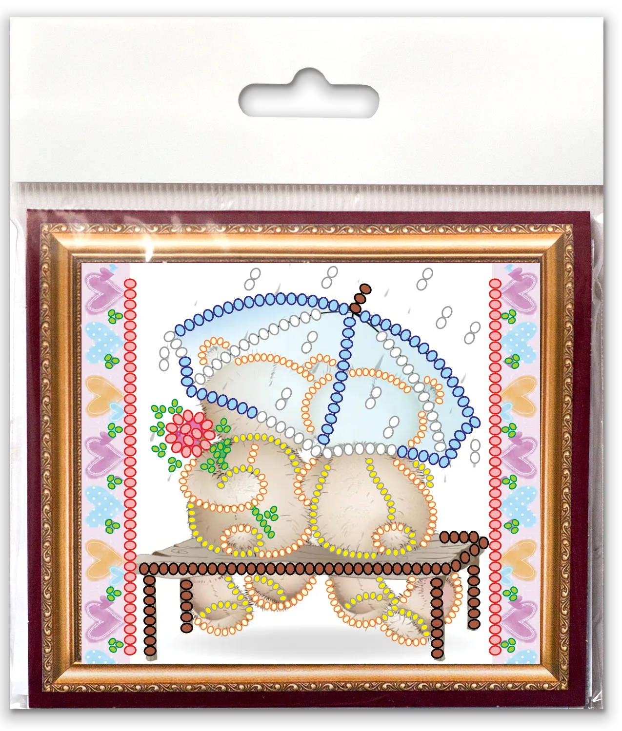 Magnets Bead Embroidery Kit Magnets Bead embroidery kit Umbrella and Flower