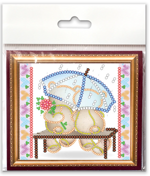 Magnets Bead Embroidery Kit Magnets Bead embroidery kit Umbrella and Flower