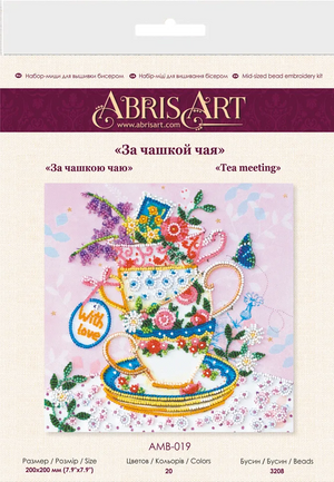 Bead Embroidery Kit Mid-sized bead embroidery kit Tea meeting