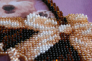 Bead Embroidery Kit Mini Bead embroidery kit Little friend