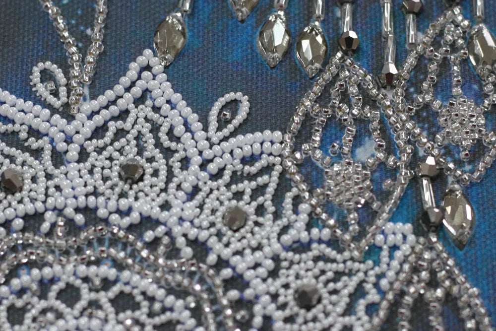Bead Embroidery Kit Main Bead Embroidery Kit Night flowers