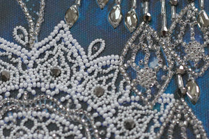 Bead Embroidery Kit Main Bead Embroidery Kit Night flowers