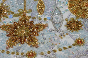 Bead Embroidery Kit Main Bead Embroidery Kit One second "before"