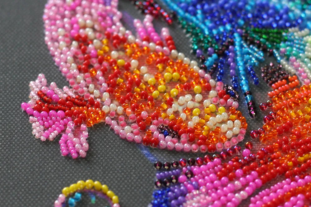 Bead Embroidery Kit Main Bead Embroidery Kit Rainbow dance