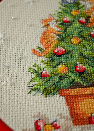 Cross Stitch Kit Cross-stitch kits The naughty cats