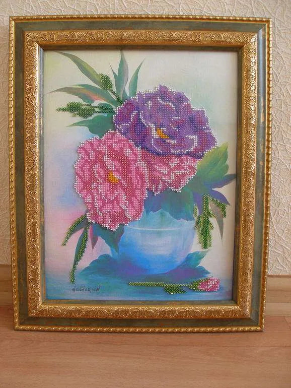 Bead Embroidery Kit Main Bead Embroidery Kit Peonis