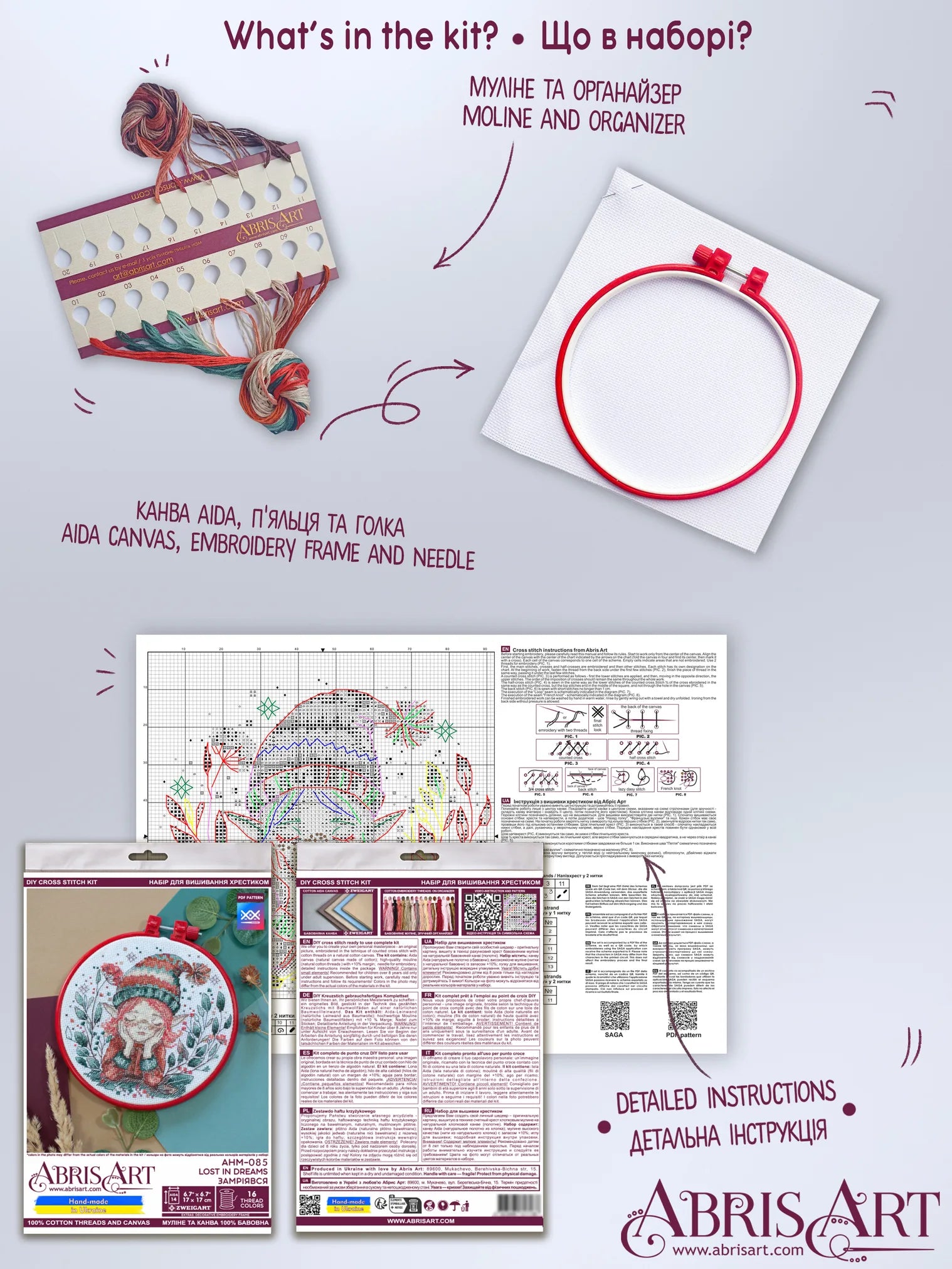 Cross Stitch Kit Cross-stitch kits Lost in dreams