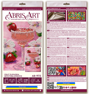 Bead Embroidery Kit Main Bead Embroidery Kit Fruit Euphoria