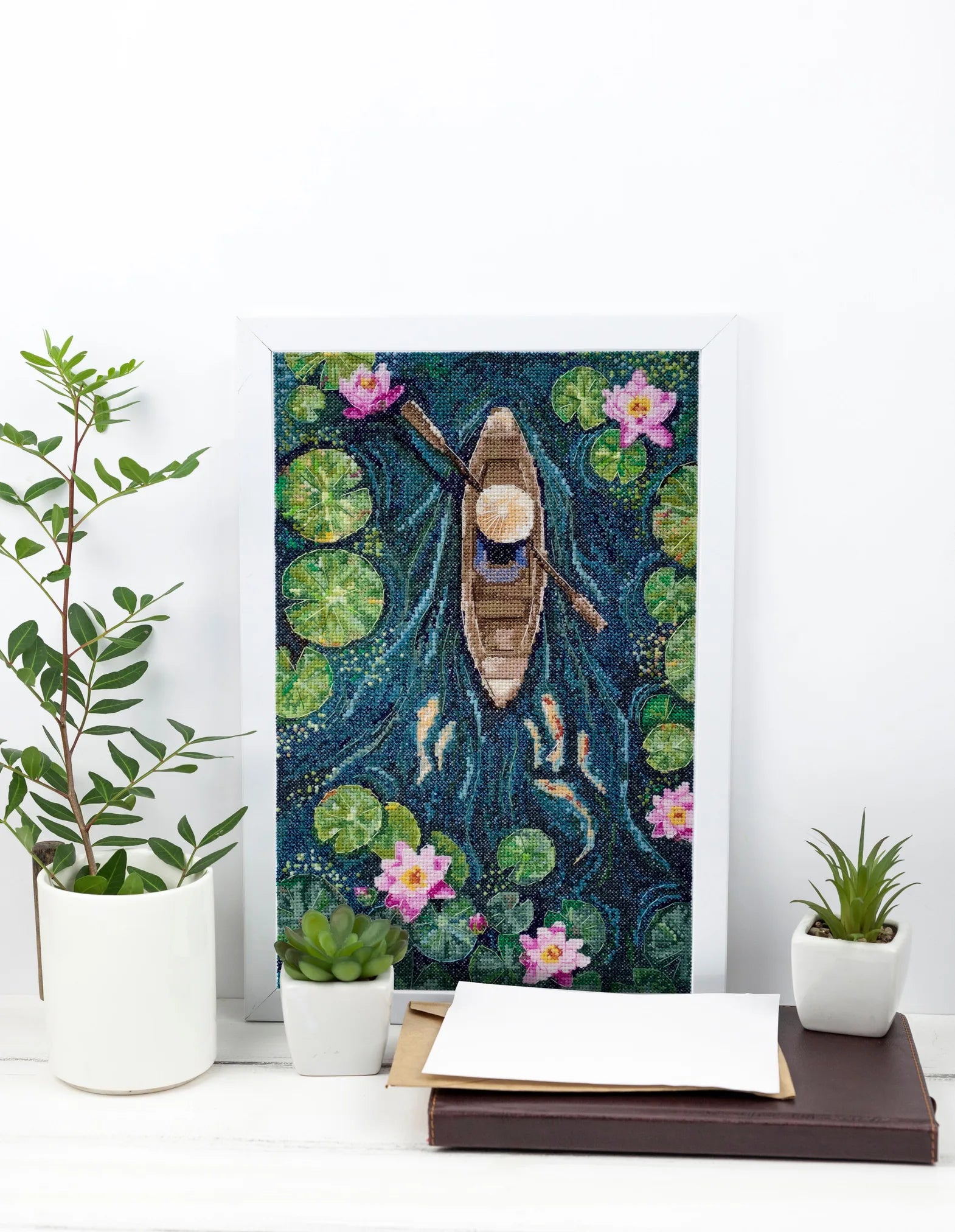 Cross Stitch Kit Cross-stitch kits One in a canoe
