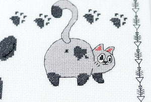 Cross Stitch Kit Cross-stitch kits Meow-meow