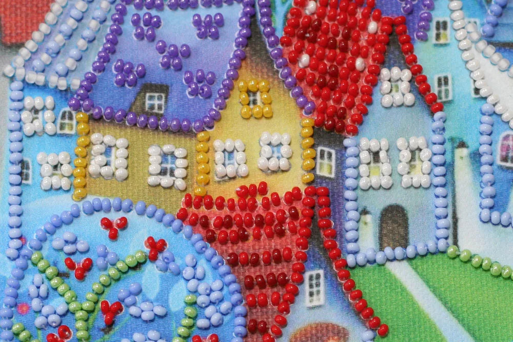 Bead Embroidery Kit Mini Bead embroidery kit Moon melody