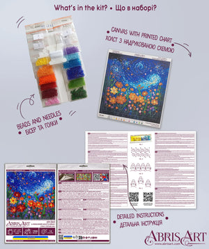 Bead Embroidery Kit Mini Bead embroidery kit A Midsummer Night's Dream