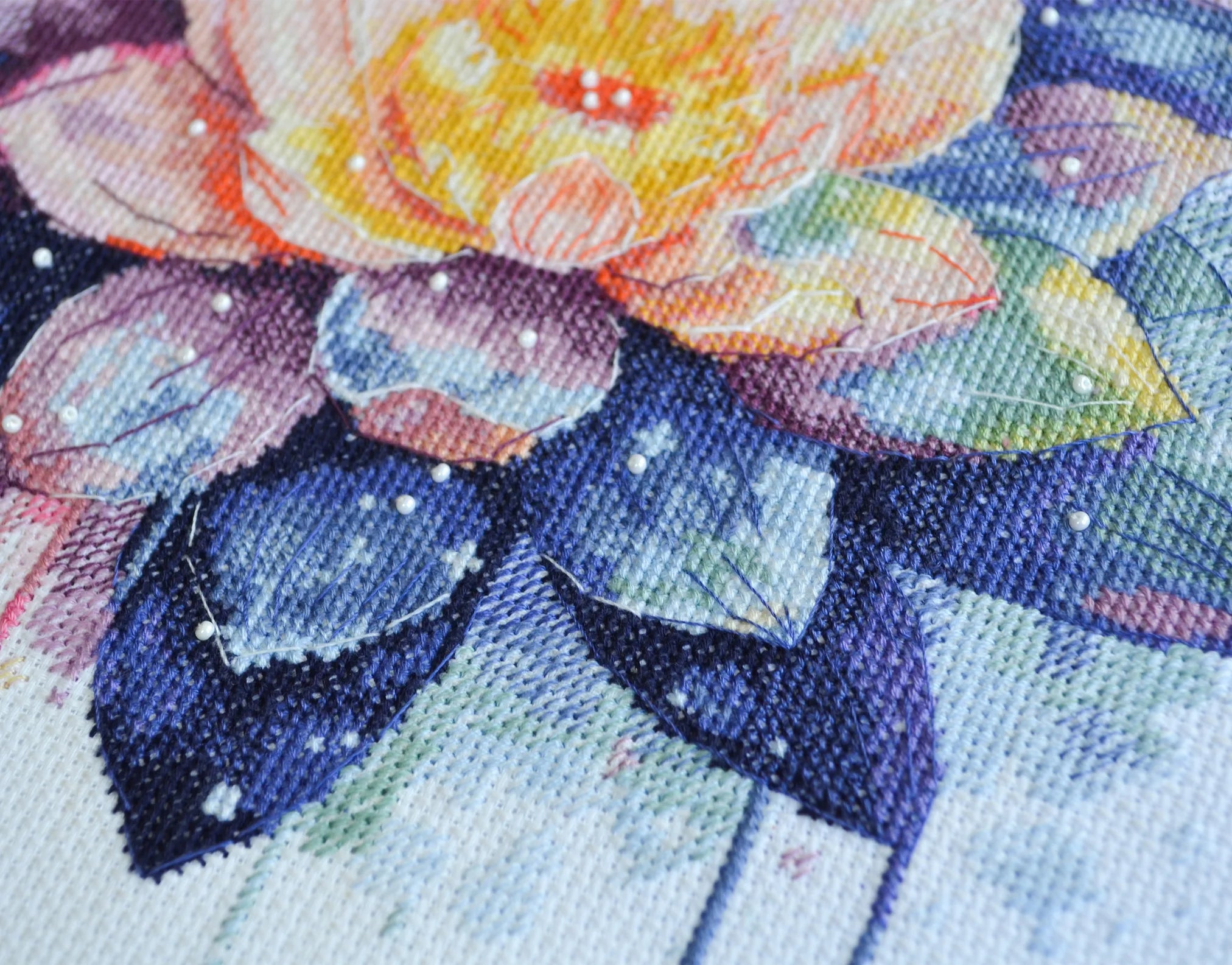 Cross Stitch Kit Cross-stitch kits Shining lotus