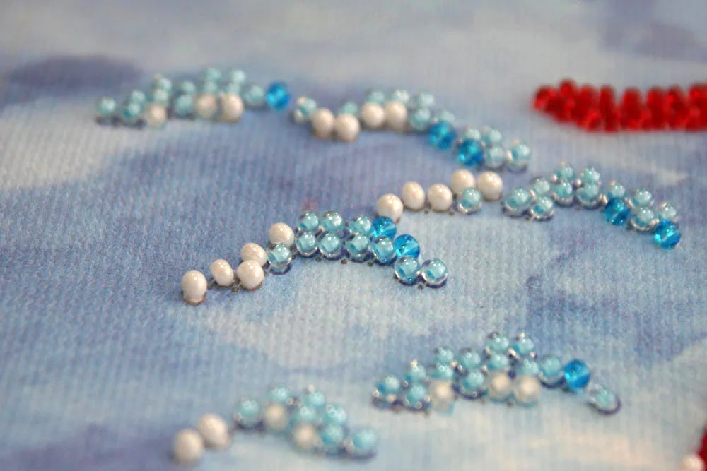 Bead Embroidery Kit Mid-sized bead embroidery kit Passing wind