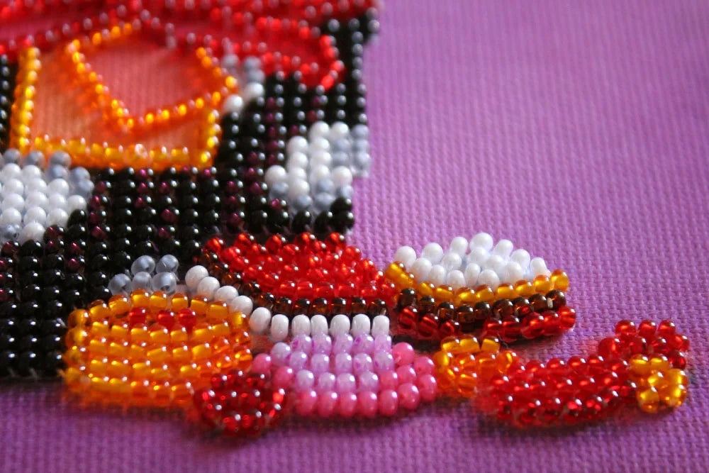 Bead Embroidery Kit Mini Bead embroidery kit Cute baby
