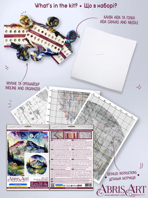 Cross Stitch Kit Cross-stitch kits On top of the world