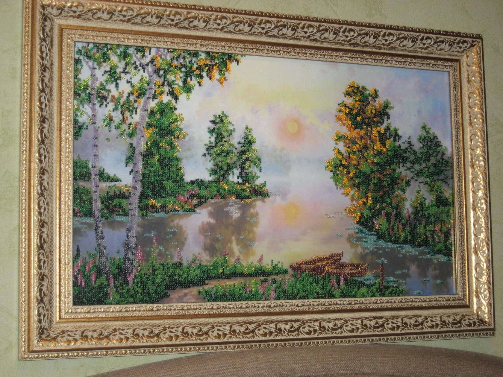 Bead Embroidery Kit Main Bead Embroidery Kit Morning haze