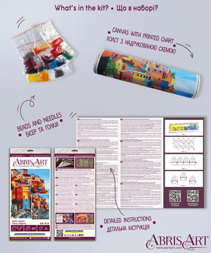 Bead Embroidery Kit Main Bead Embroidery Kit Safe haven