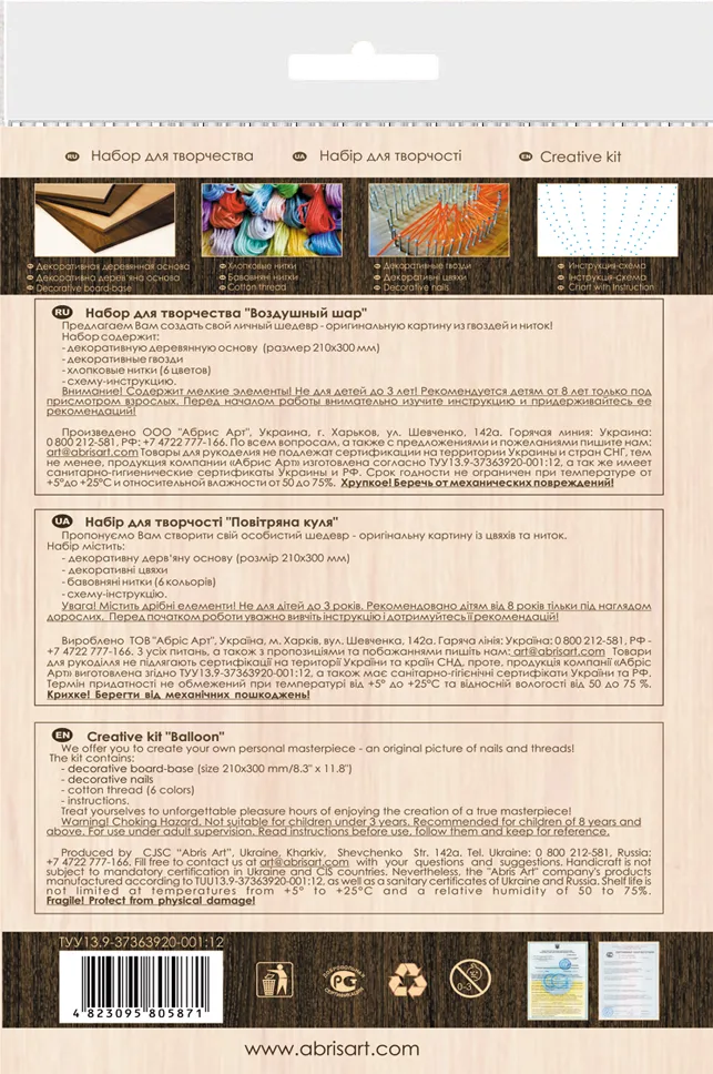 String Art Kit Creative Kit/String Art Balloon