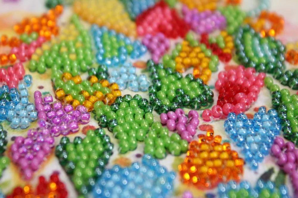Bead Embroidery Kit Mini Bead embroidery kit The heart of the holiday