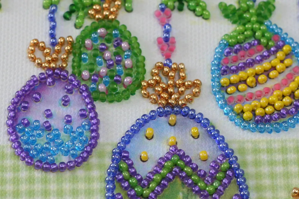 Bead Embroidery Kit Mini Bead embroidery kit Easter holiday