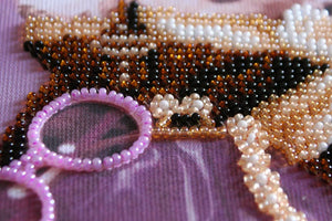 Bead Embroidery Kit Mini Bead embroidery kit Little friend