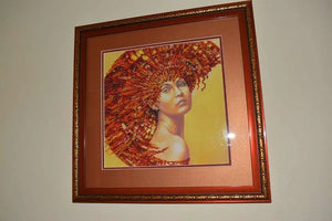 Bead Embroidery Kit Main Bead Embroidery Kit The Four Elements – Fire