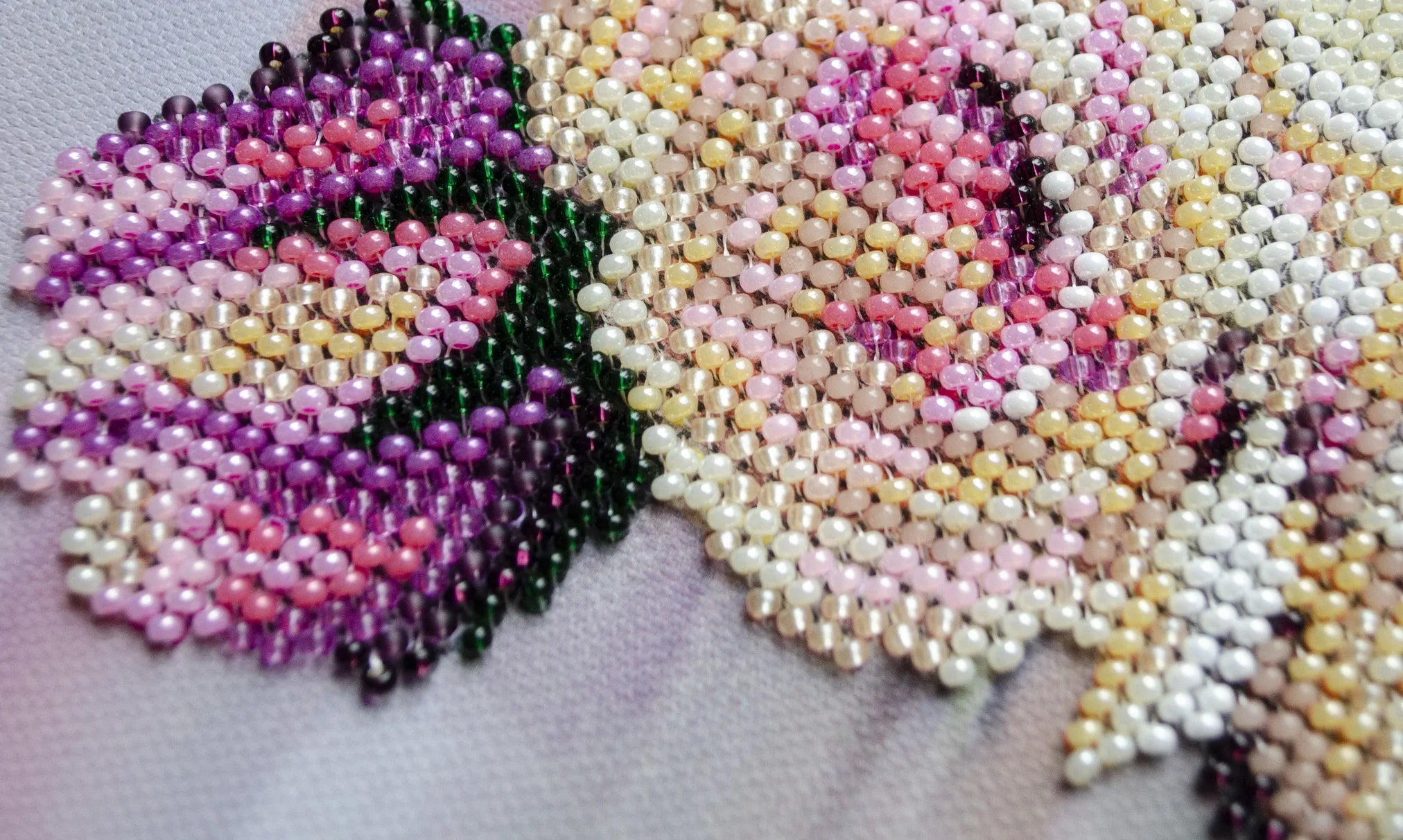 Bead Embroidery Kit Main Bead Embroidery Kit Gentle roses