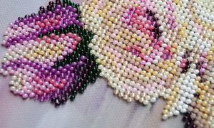 Bead Embroidery Kit Main Bead Embroidery Kit Gentle roses