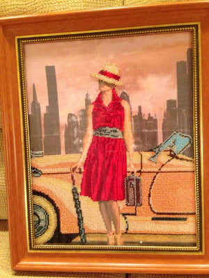 Bead Embroidery Kit Main Bead Embroidery Kit Retro travel – 3