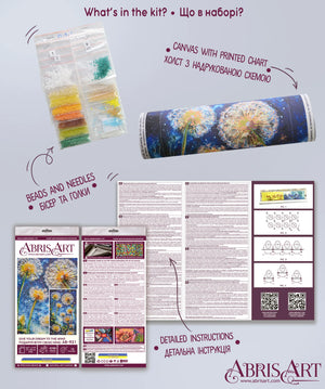 Bead Embroidery Kit Main Bead Embroidery Kit Give your dream to the wind