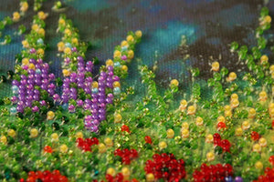 Bead Embroidery Kit Mini Bead embroidery kit Wild field