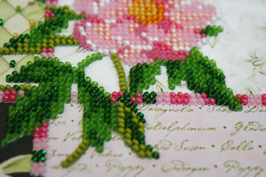 Bead Embroidery Kit Mini Bead embroidery kit Shabby chic