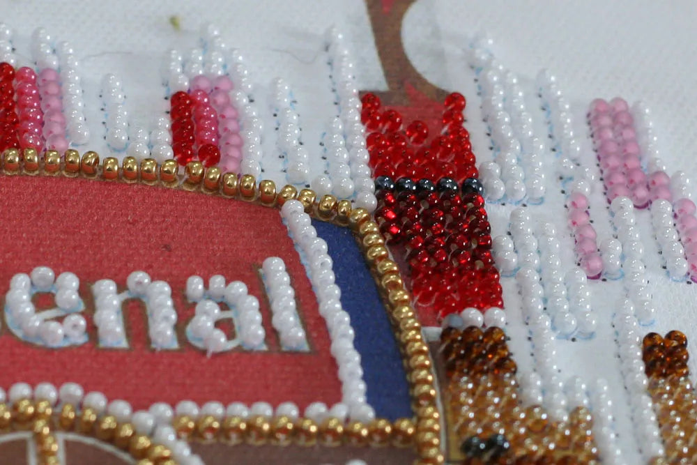 Bead Embroidery Kit Mini Bead embroidery kit FC Arsenal