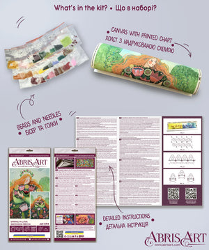 Bead Embroidery Kit Main Bead Embroidery Kit Spring in love