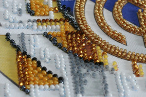 Bead Embroidery Kit Mini Bead embroidery kit FC Real Madrid
