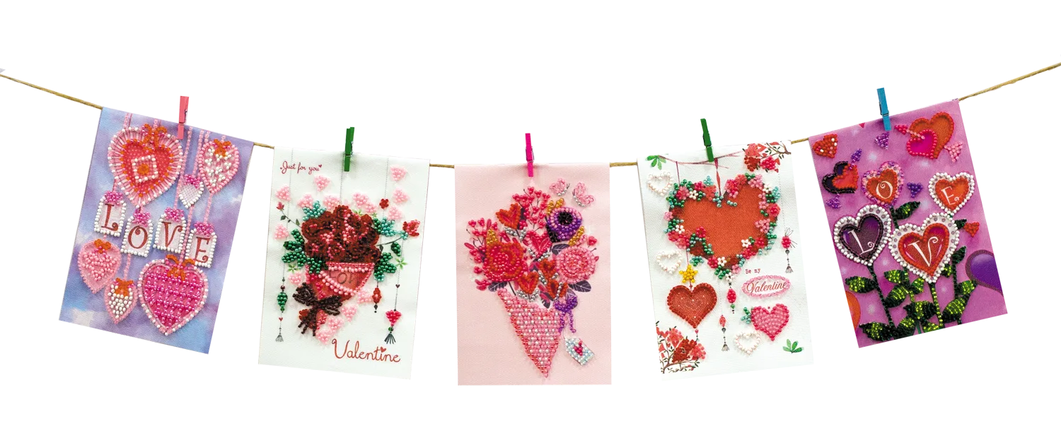 Pennant Bead Embroidery Kit Pennant-kit Bead Embroidery Stay with me