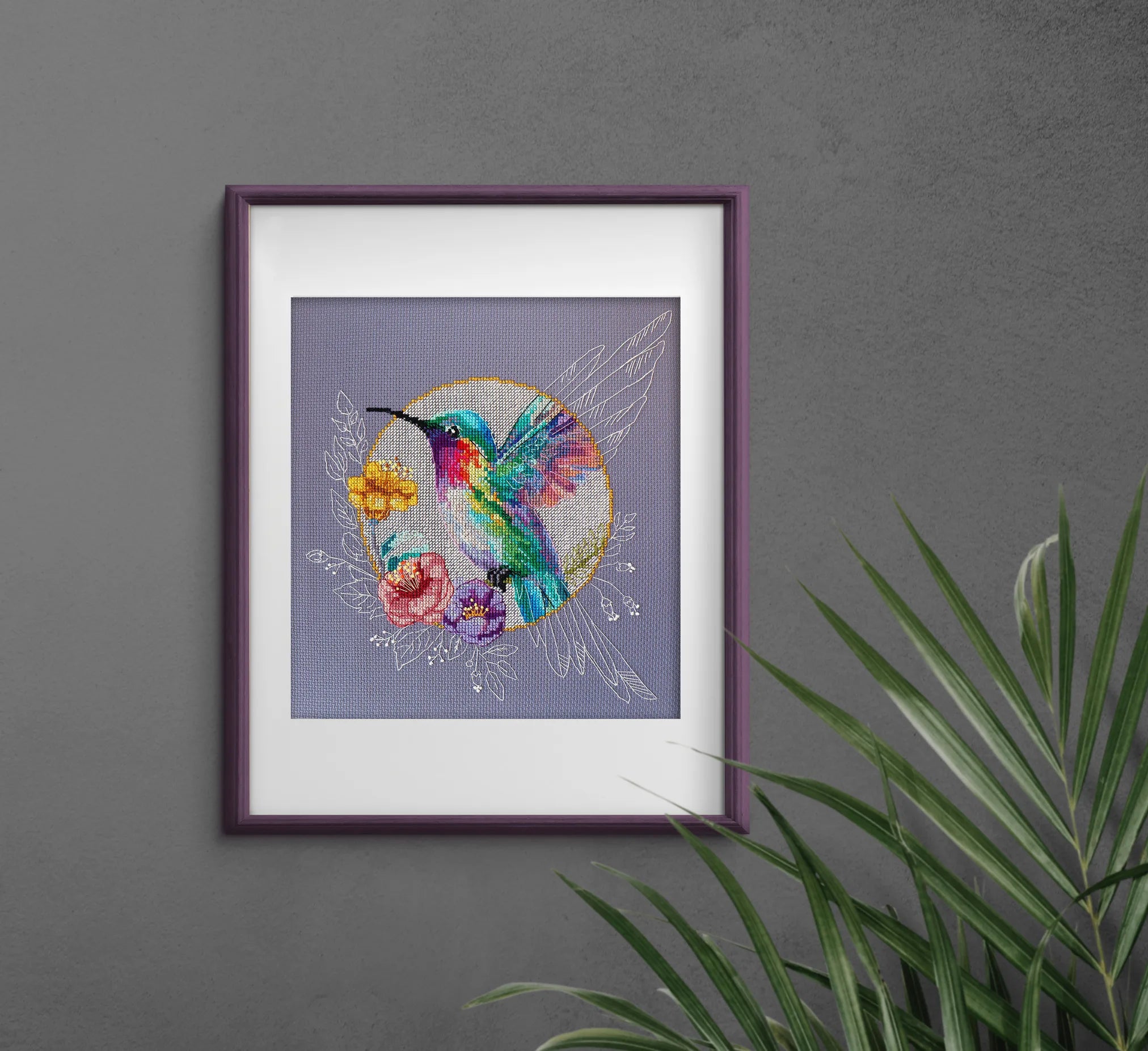 Cross Stitch Kit Cross-stitch kits Bird of paradise