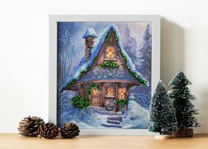 Bead Embroidery Kit Main Bead Embroidery Kit When winter blows cold