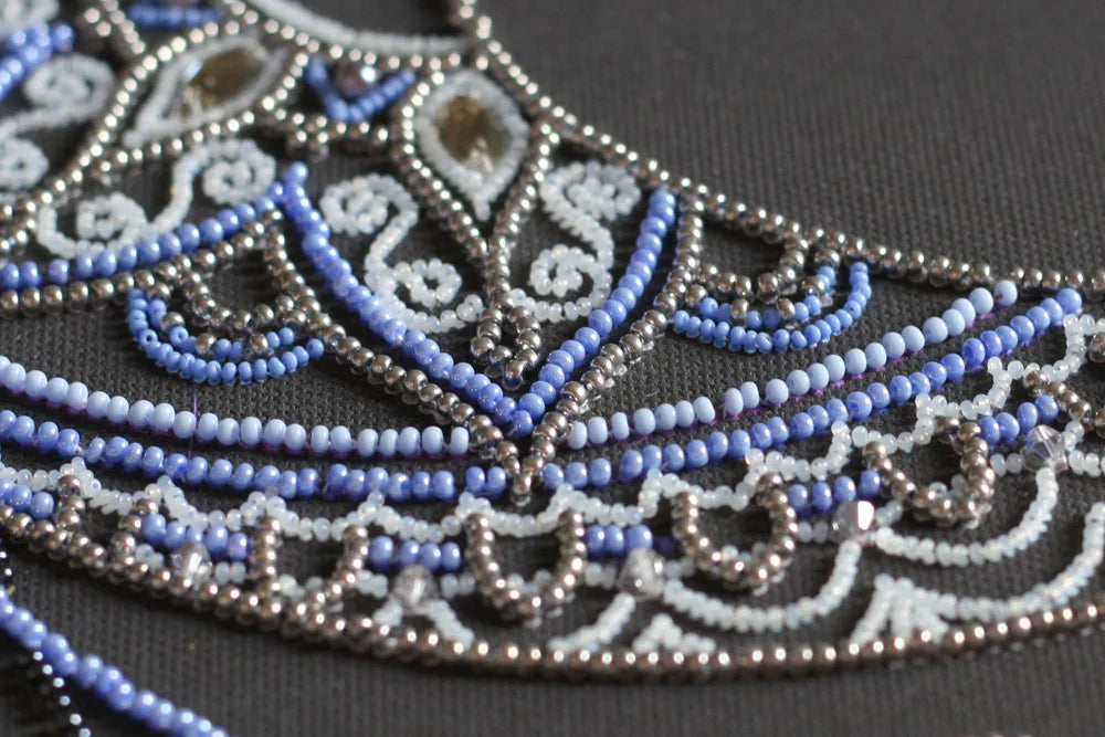 Bead Embroidery Kit Main Bead Embroidery Kit Moon pattern